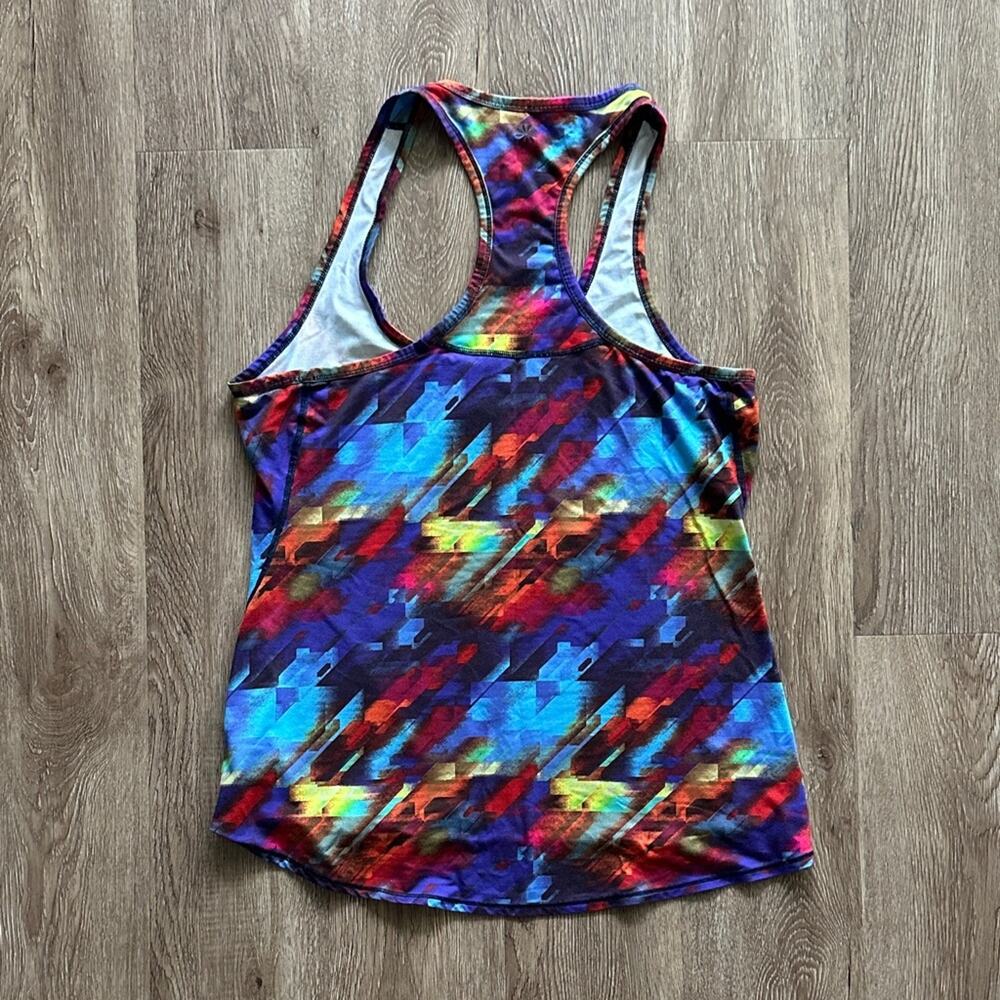 Athleta Chi Tank Top Colorburst Size Medium Activewear Fitness Top - Picture 4 of 4
